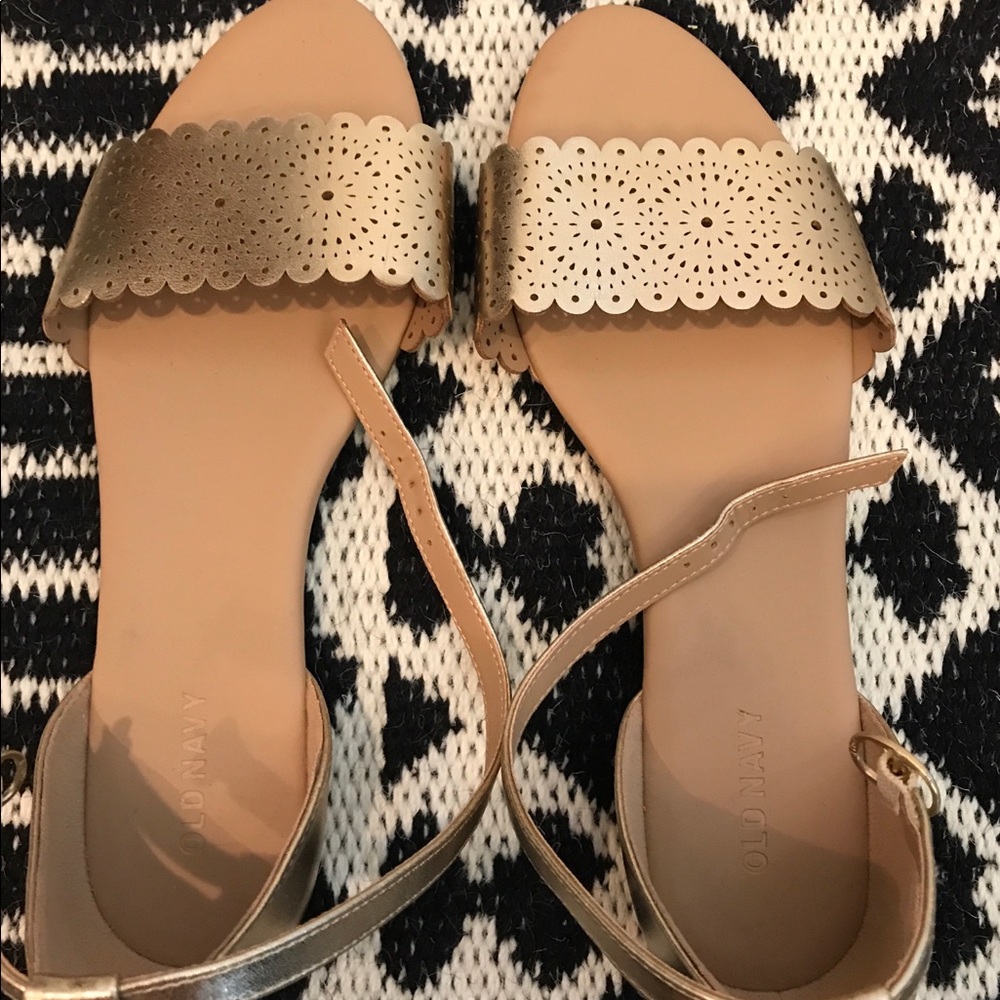 Old Navy Gold Sandal